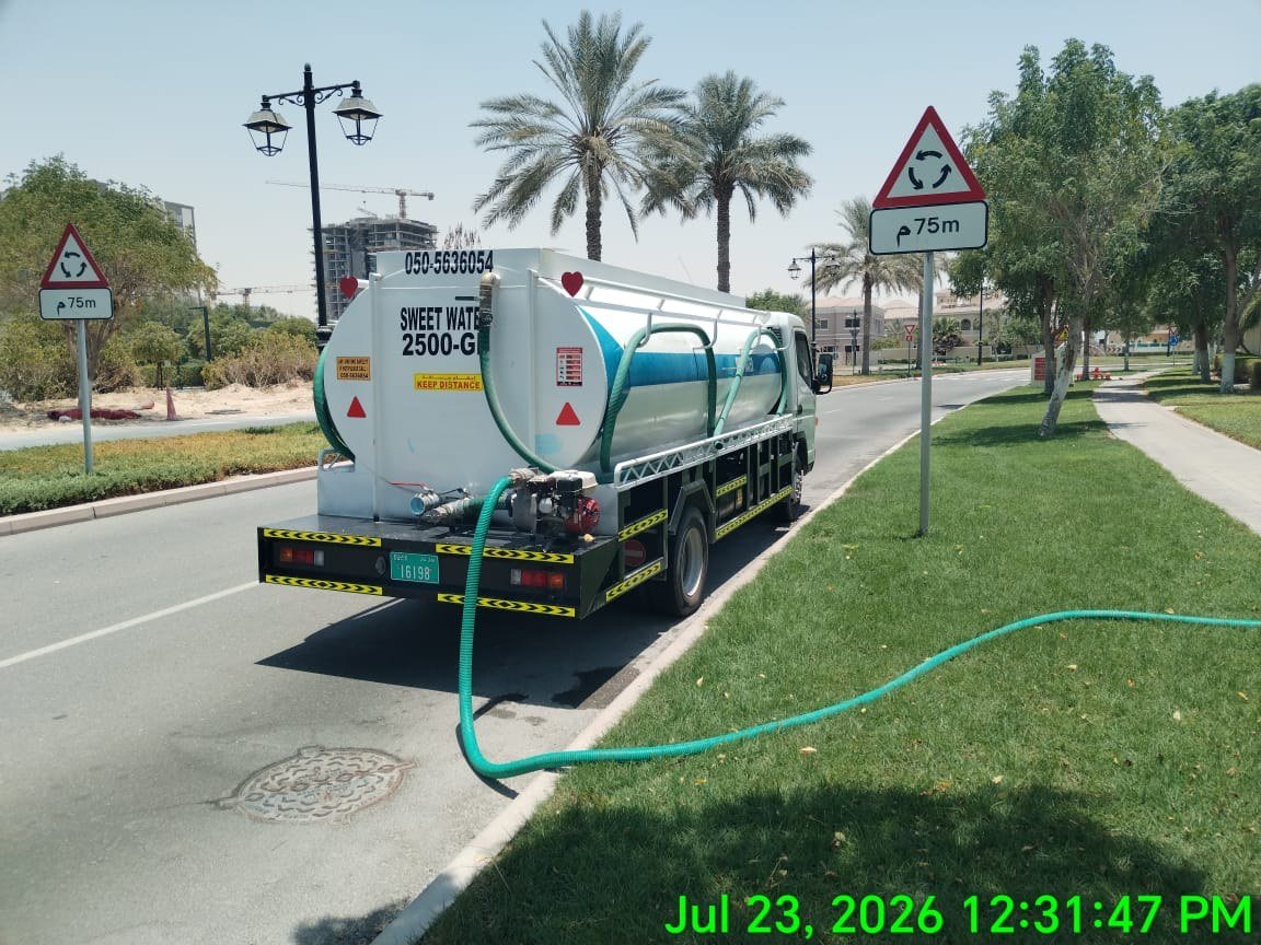 Sweet water tanker service in Dubai